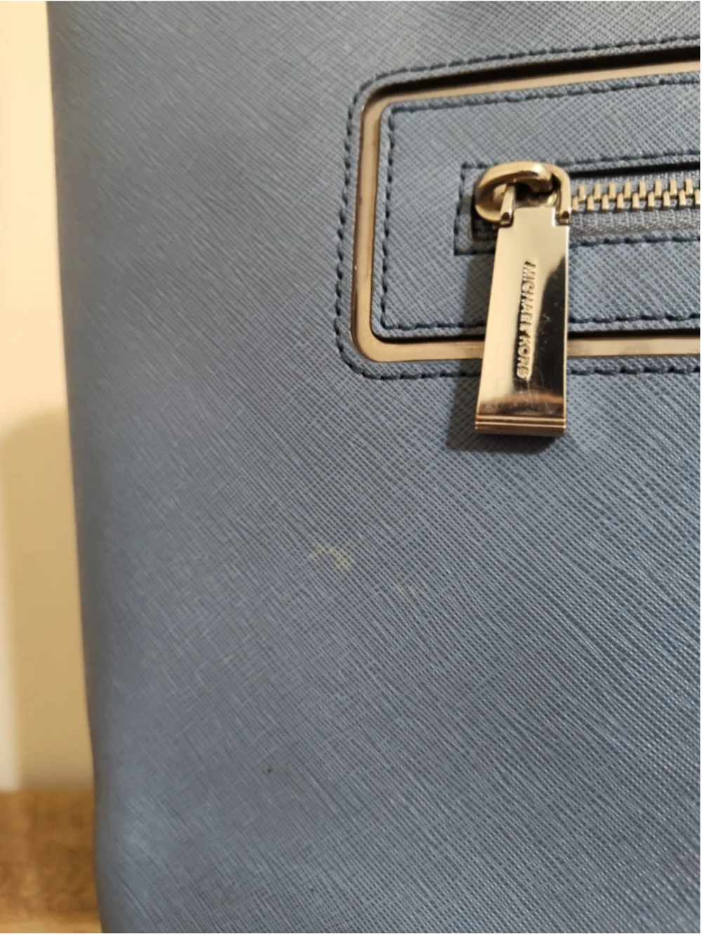 Michael Kors Cornflower Blue Leather Padded Handbag